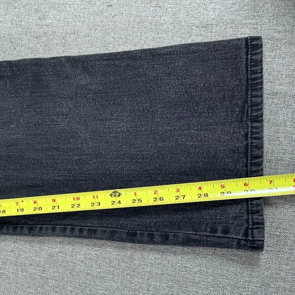 Gloria Vanderbilt FLARED Denim Jeans Women's 20W PERFECT FIT Black Casual - Picture 11 of 14